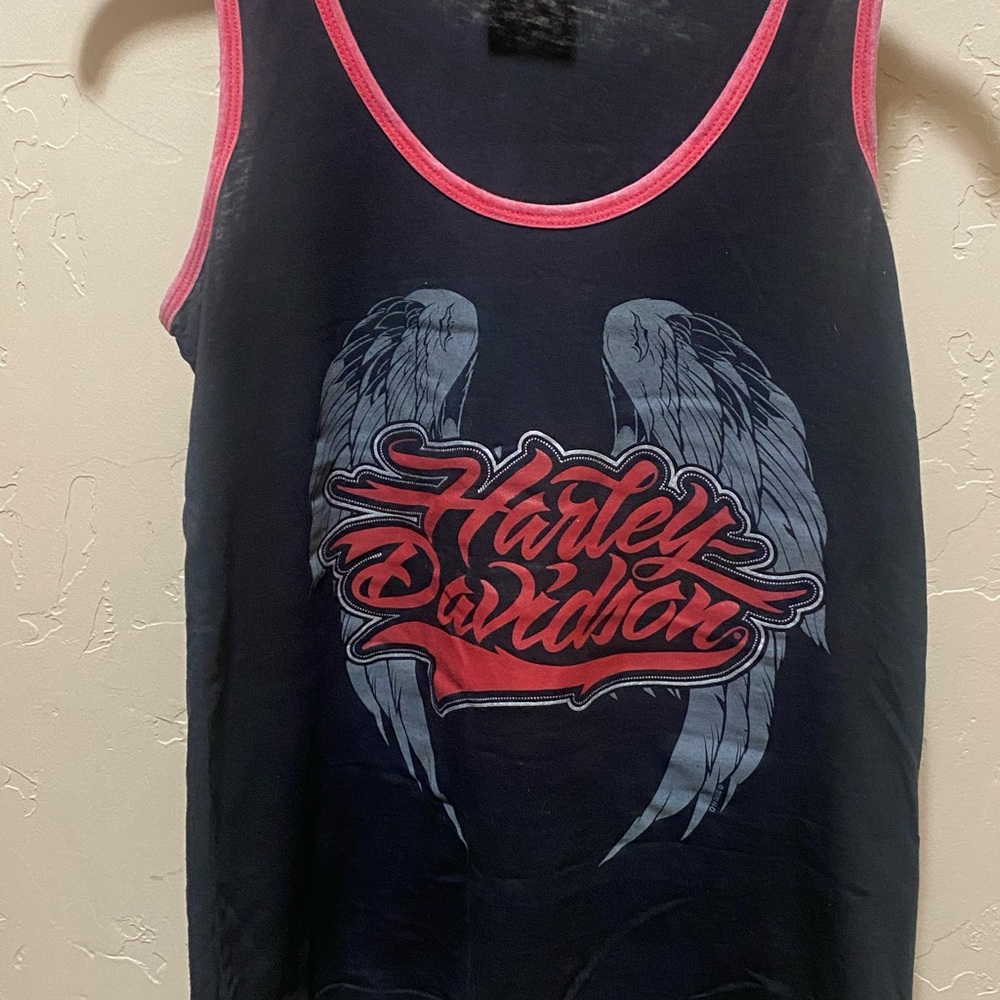 Harley-Davidson Screamin' Eagle Black and Orange Tee